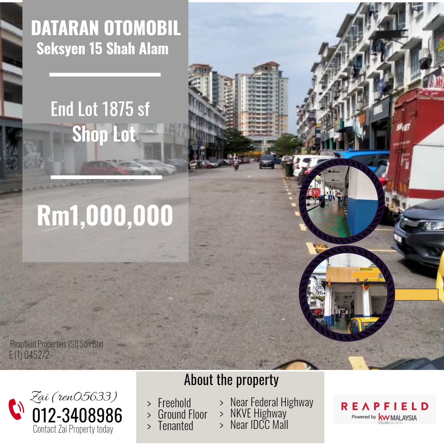 Dataran Otomobil Seksyen 15 Shah Alam For Sale Call For Price By Zaiton Baharuddin Edgeprop My