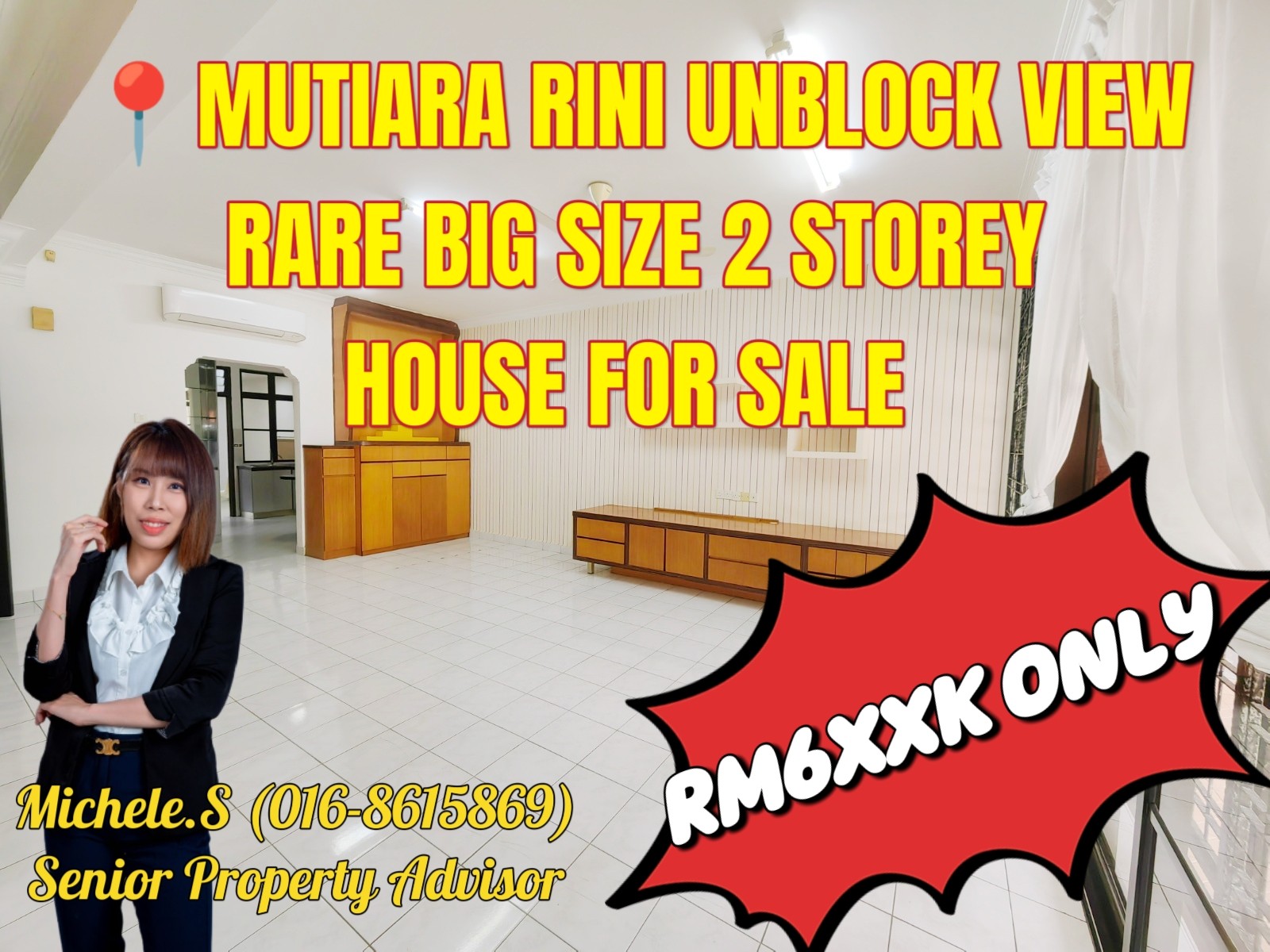 Mutiara Rini Unblock View Rare Big Size 2 Storey House For Sale