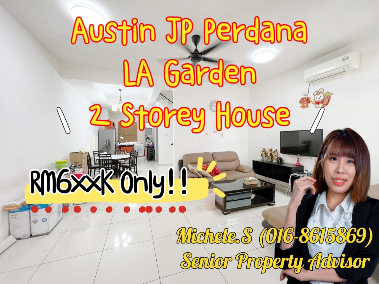 Mount Austin JP Perdana LA Garden 2 Storey House For Sale
