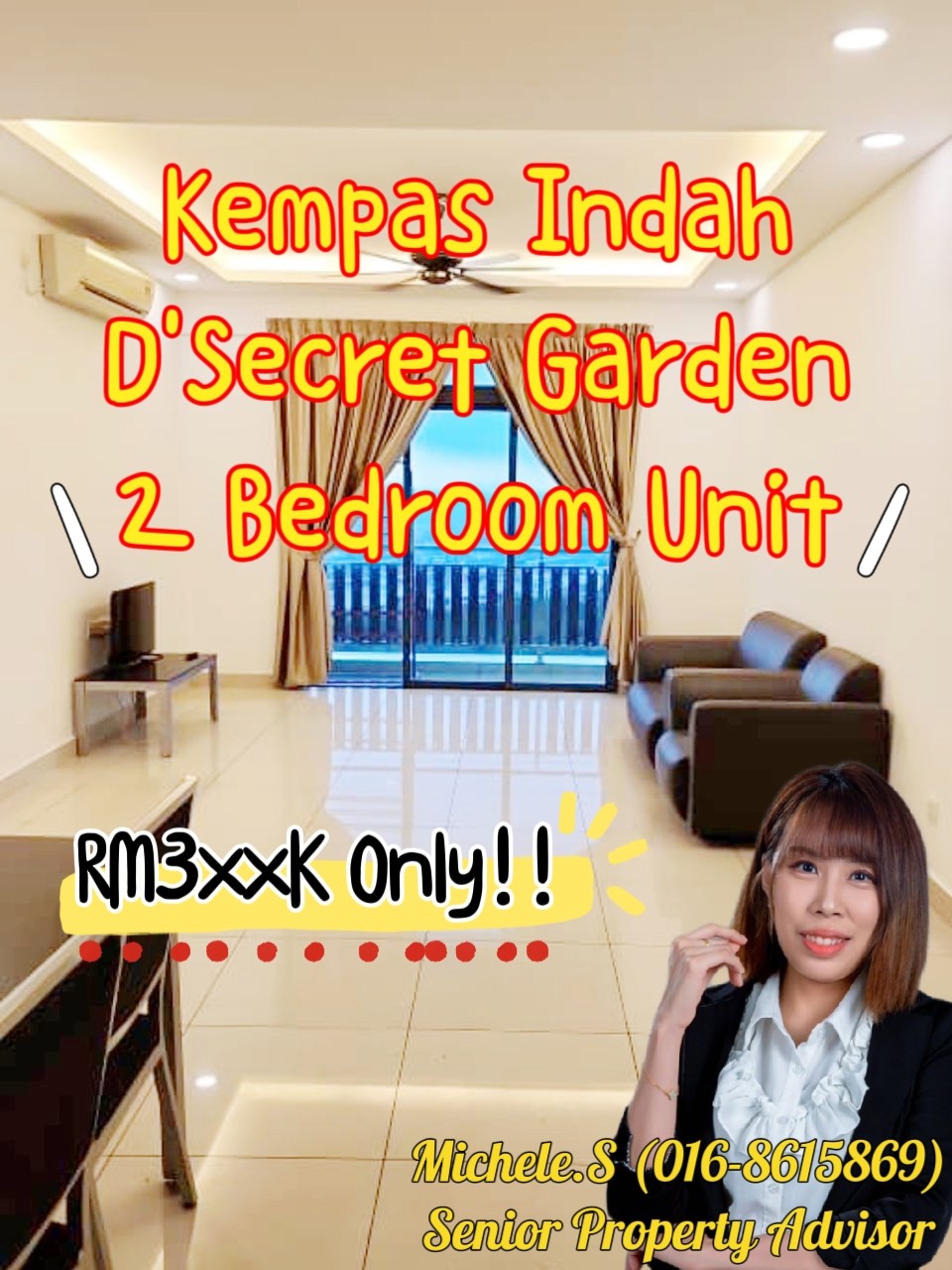 Kempas Indah D Secret Garden 2 Bedroom Unit For Sale