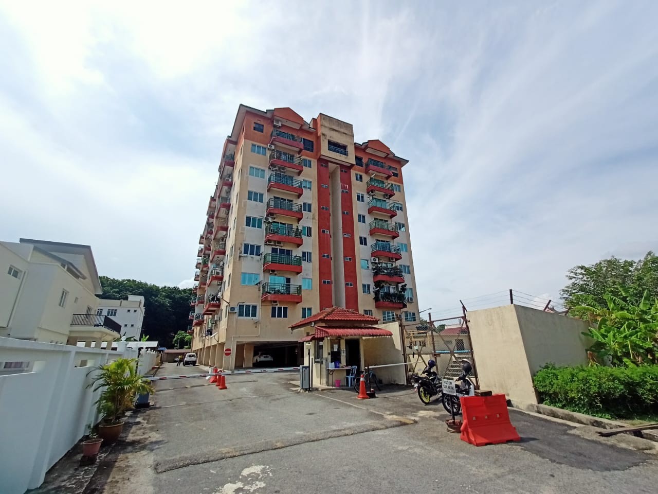 Lasksamana Cheng Ho 2 Apartment, Gated Garded Corner Lot, Bandar Hilir Bukit Cina Melaka For Rent RM1100 (CHAN 0105280170)