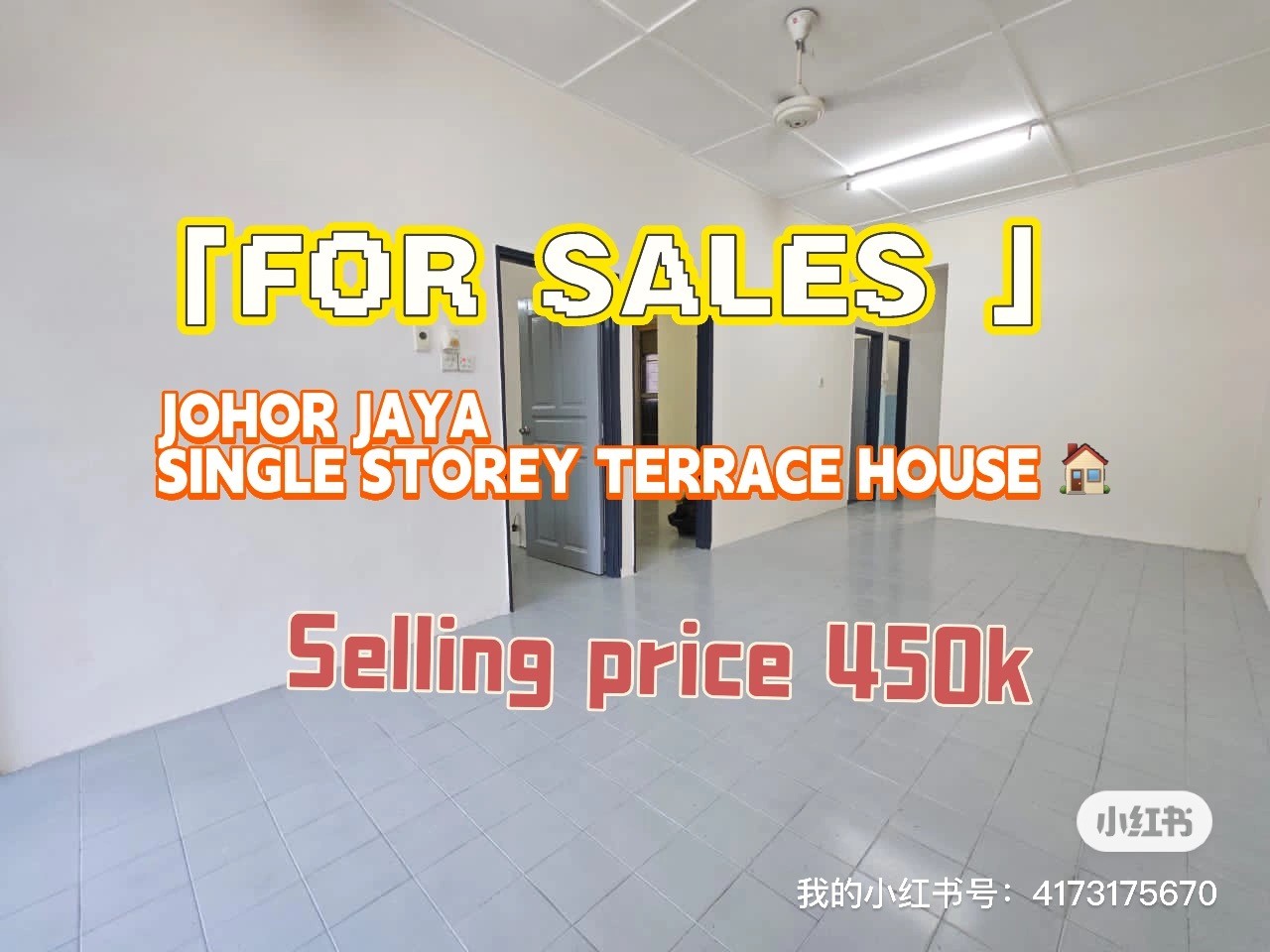 Johor jaya johor jaya single storey terrace house for sales