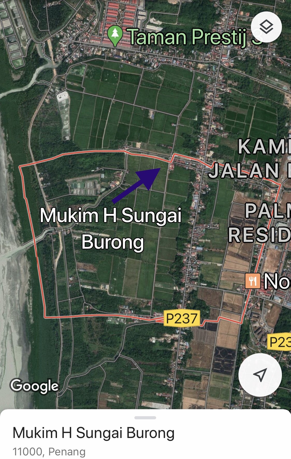 Sungai Burung Balik Pulau Land for Sale @RM4,950,000 By RON TAN 