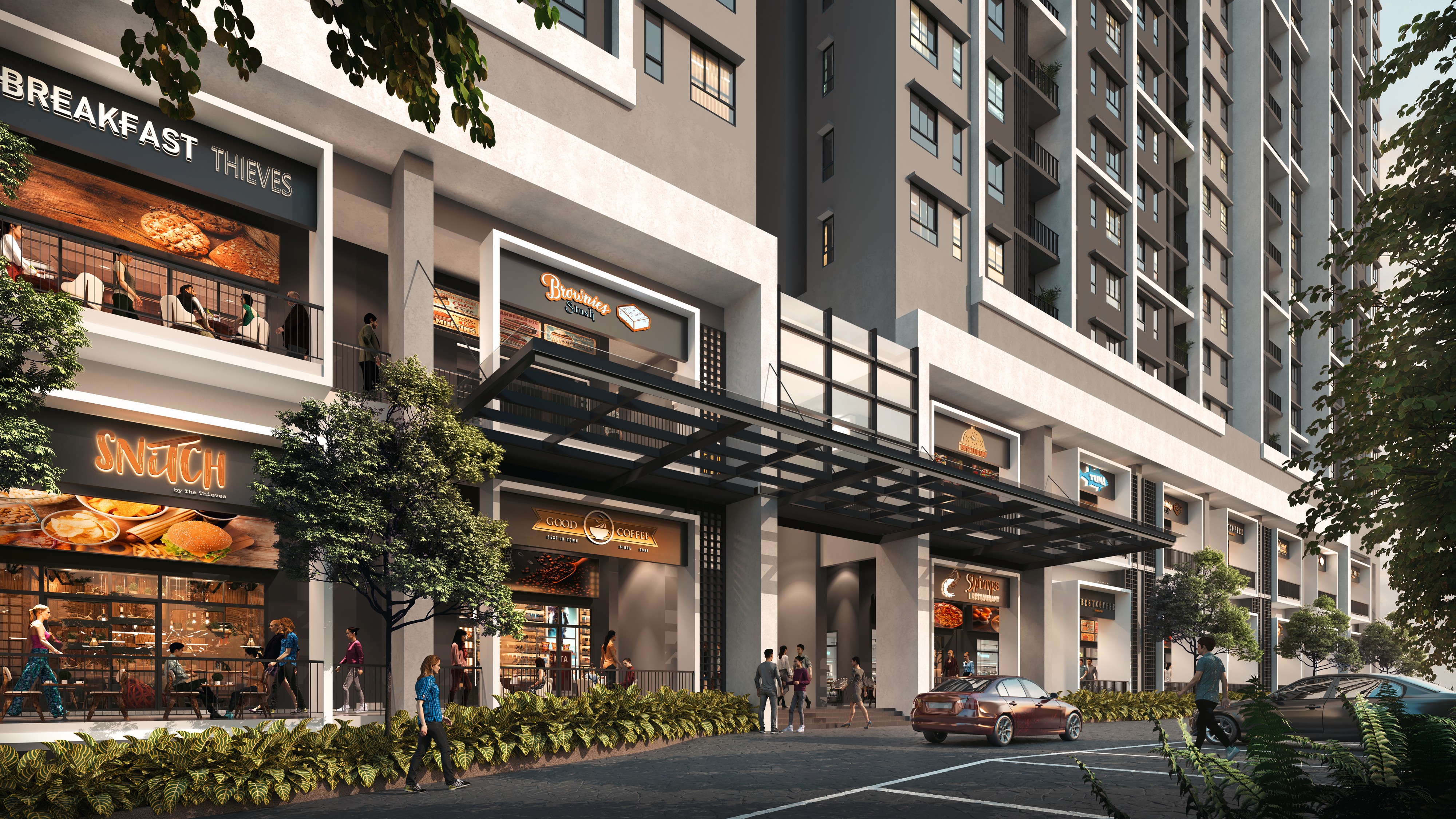 Tuju Residences . Retail, Kuala Lumpur, Batu 