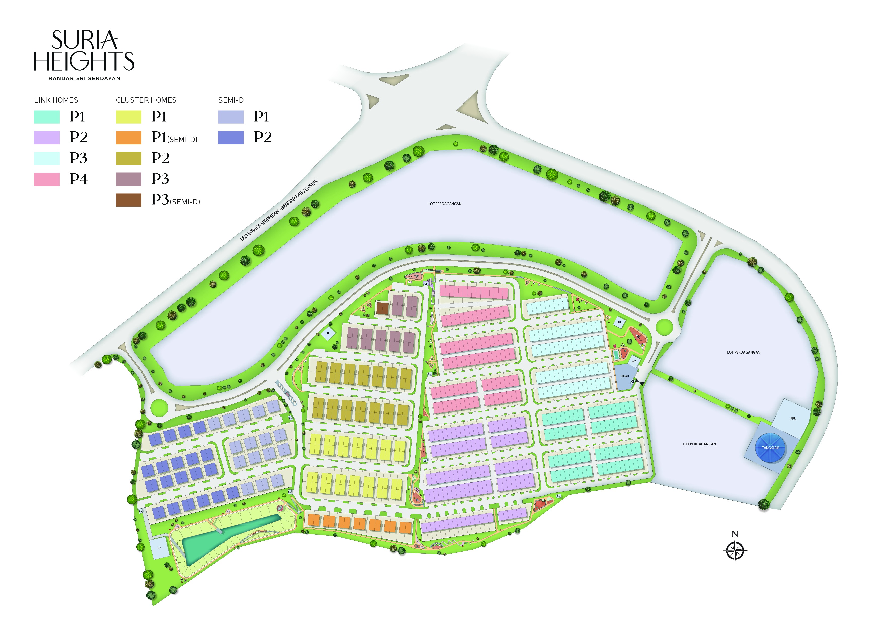 Suria Height Link Homes (LH-P1), Negeri Sembilan, Seremban