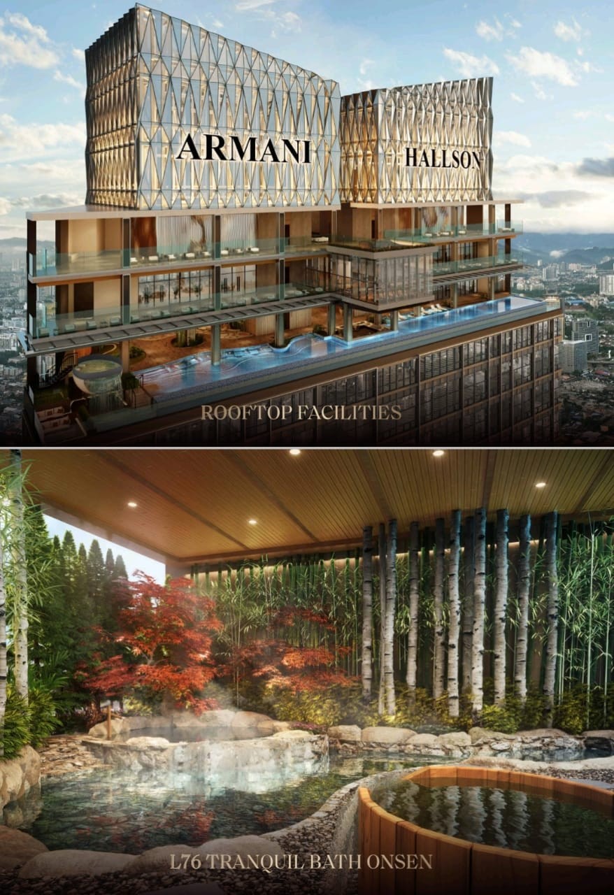 Armani Hallson KLCC (Asia Tallest Building) for Sale @RM880,000 By