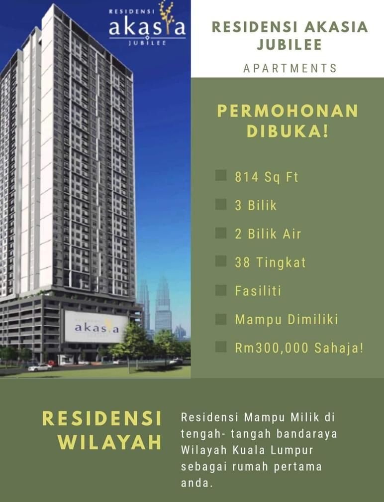 New Project Residensi Akasia Jubilee Booking Rm500 For Sale Rm300 000 By Norazian Edgeprop My