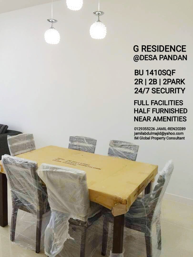 G Residence Condominuim Desa Pandan For Sale For Sale Rm1 100 000 By Jamil Edgeprop My