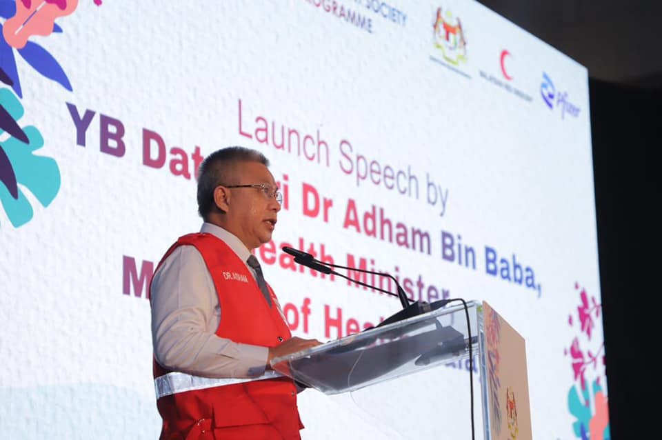 (Photo from Facebook of KEMENTERIAN KESIHATAN MALAYSIA)