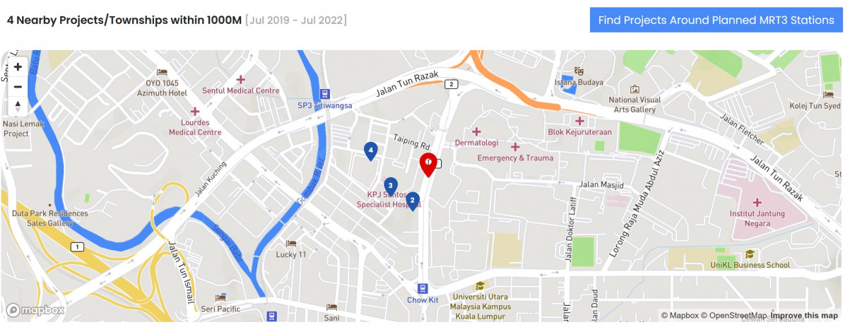 Find properties near the MRT3 stations with just a click | EdgeProp.my