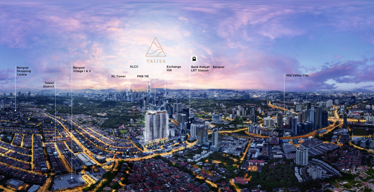 Skyline view of Bangsar Hill Park