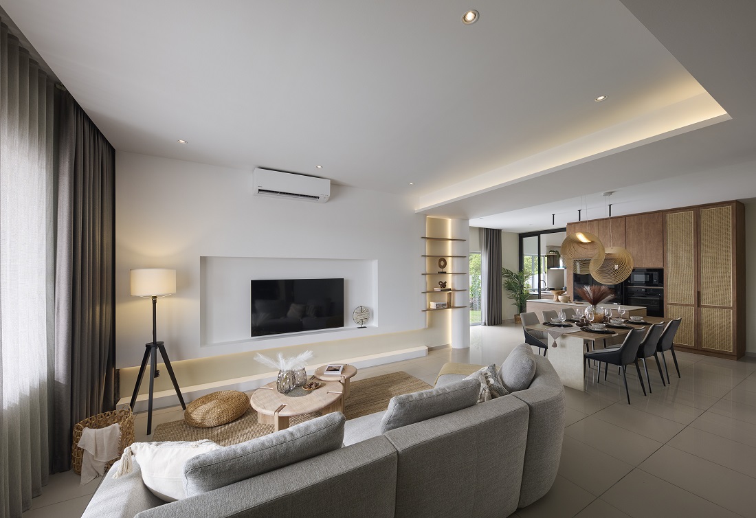 Greenwoods Senna semi-detached home-like layout that is spacious and open.(Artist's impression)