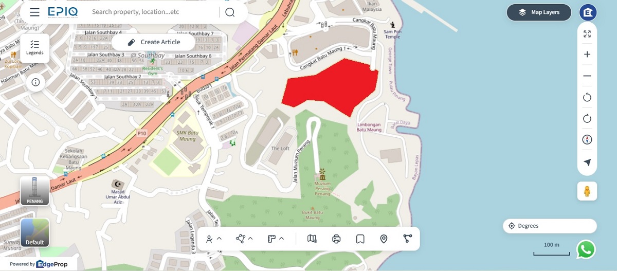 In 2025, the group launched M Zenni (in red) in Southbay City (source: EPIQ)