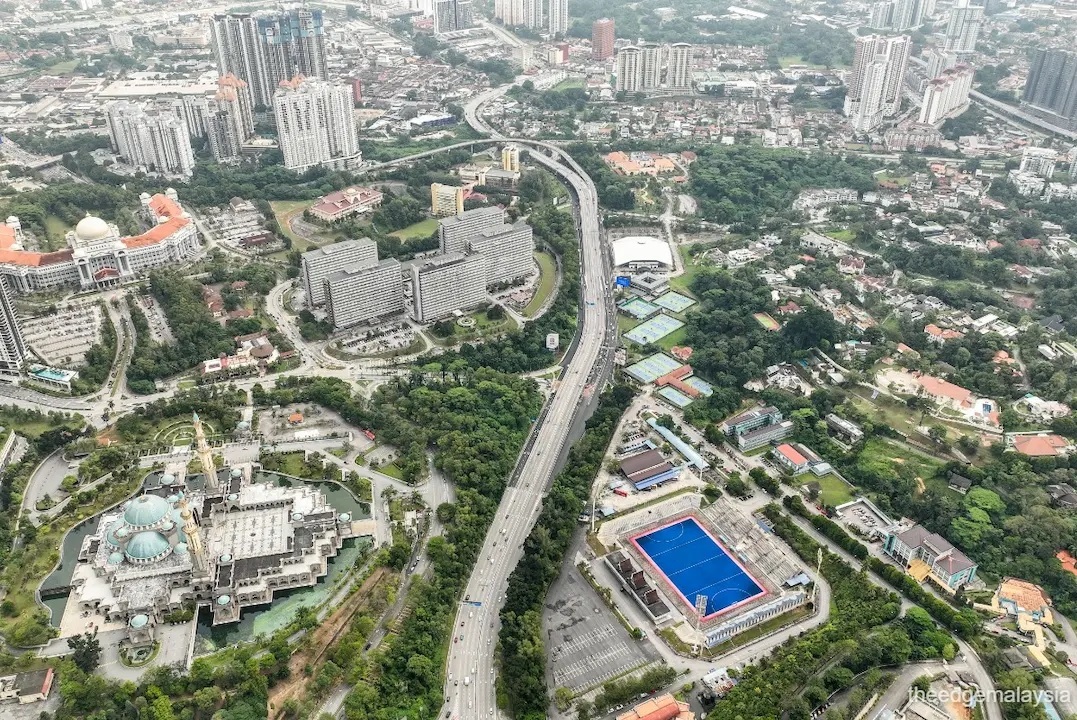 An aerial view of the Duta Enclave. (Photo by Shahrill Basri/The Edge)