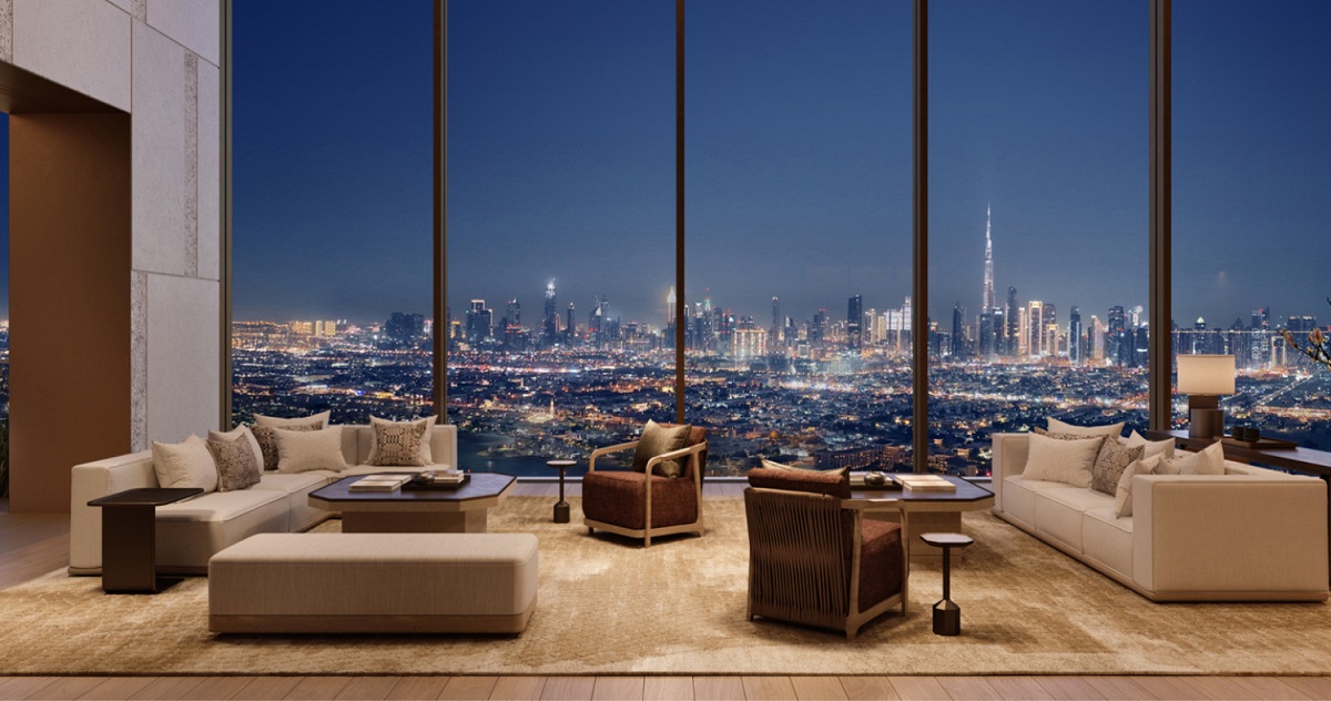 Artist's impression of Aman Residences Dubai. The unit sold on March 5 is a six-bedroom penthouse. (Picture: Aman Group)