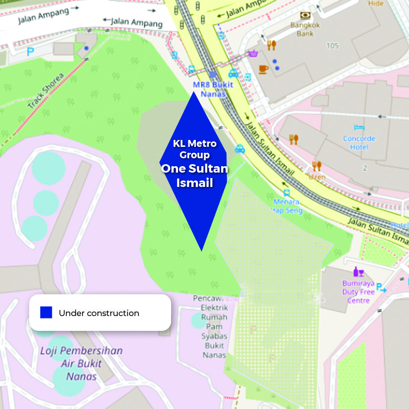 One Sultan Ismail is rising with serviced apartments and hotel suites, adding new height to the landscape.