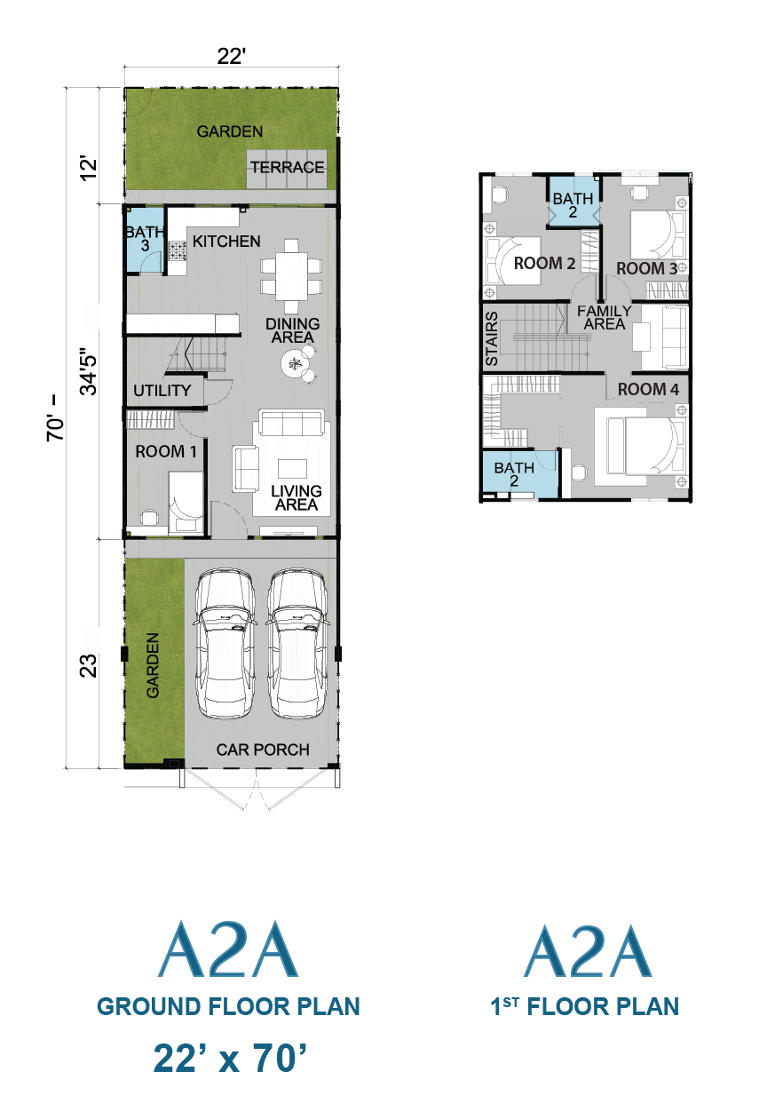 Floor plan (Type A2A)