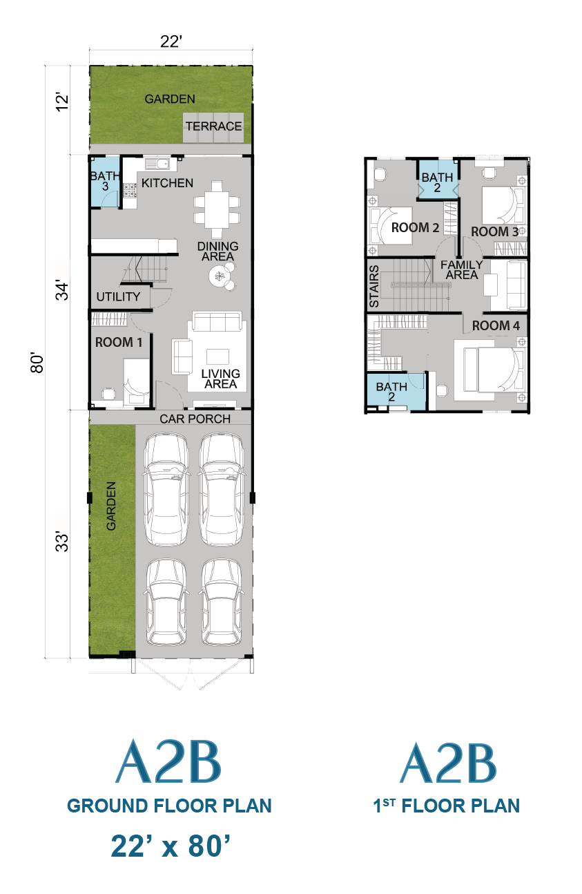 Floor plan (Type A2B)