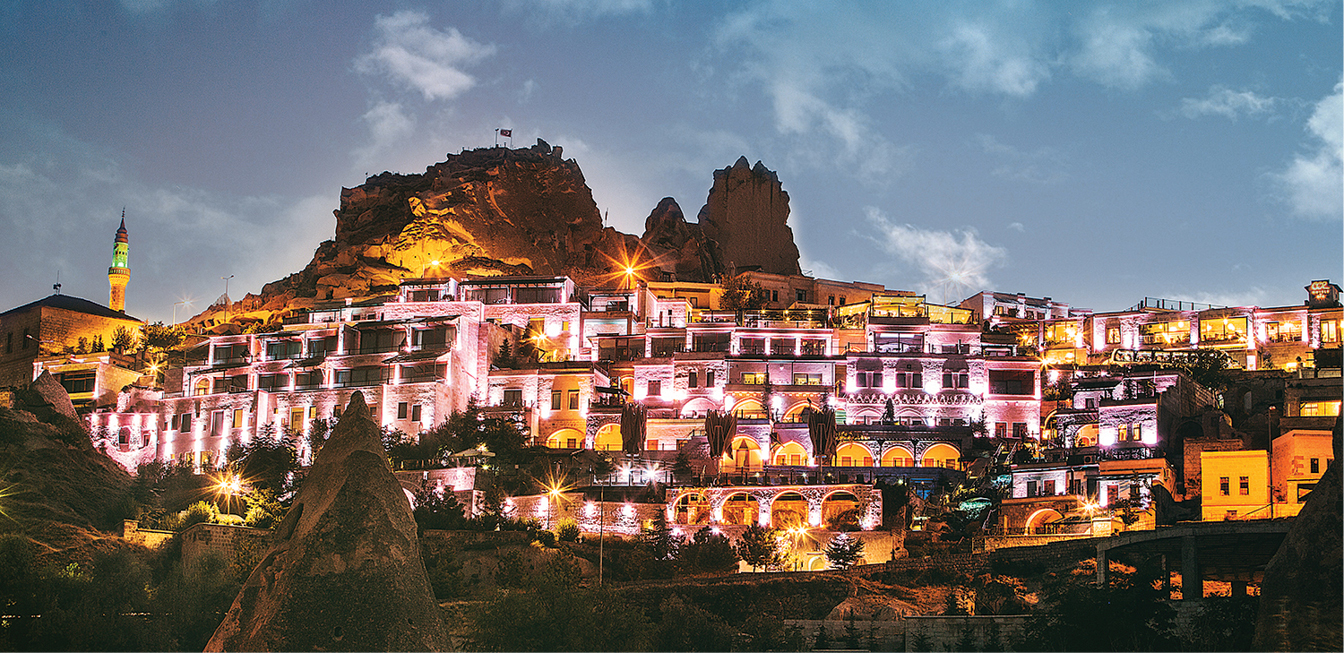 The booming tourism sector has spurred the growth of cave-themed hotels in Cappadocia. (Photo by CCR Hotel)