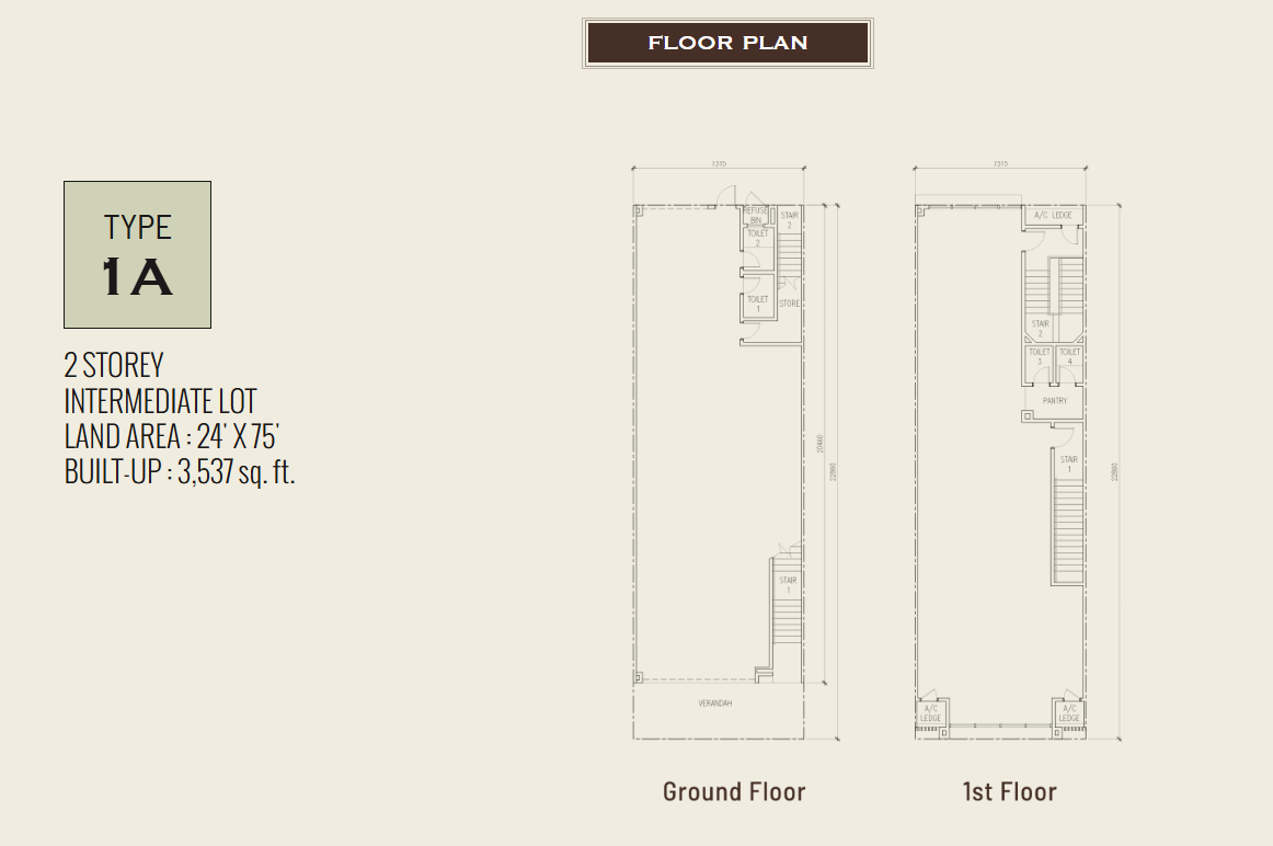 Floor plan Type A1