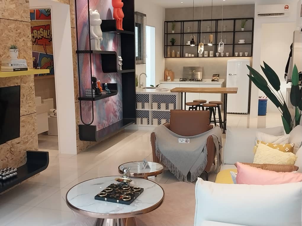 Show unit of Riana Trees Residences (Living room)