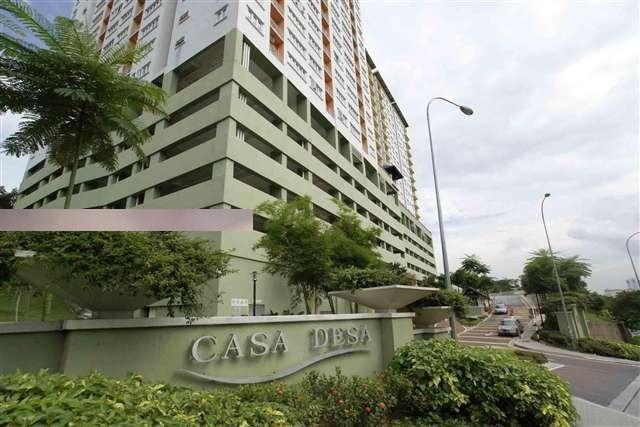 Fully Furnished Apartment 3 Rooms Condo Casa Desa, Taman Desa, Old Klang Road For Rent