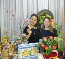 Turning waste boxes into valuable art pieces 