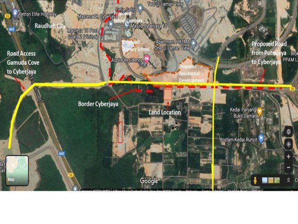 POTENTIAL Agriculture Land 3.24 Acre near CYBERJAYA, Selangor, Cyberjaya