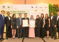 drjamestee&zulaifahabdghani(cfoofmim)celebratingtheoccasionwiththestaffofmim.jpg By Medini Iskandar Malaysia for The Edge
