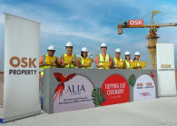 OSK Property marks ALIA @ OSK Mori Park topping-out, unveils TAMU