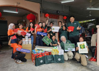 Tropicana Foundation and VitaHealth deliver CNY cheer to two elderly homes