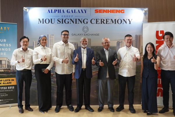 Alpha Galaxy, Senheng sign MOU for Puncak Alam commercial developmen