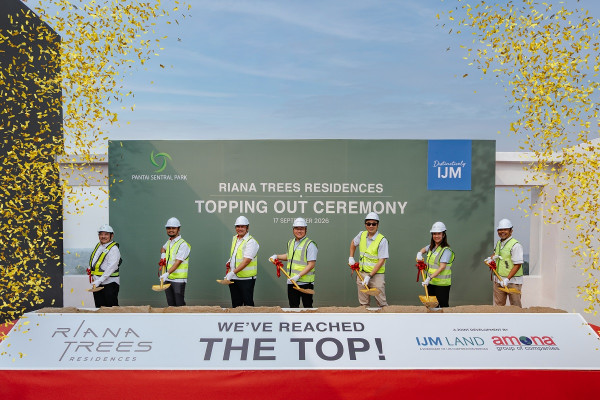 IJM Land, Amona top out Riana Trees Residences; sales take-up hits 90%