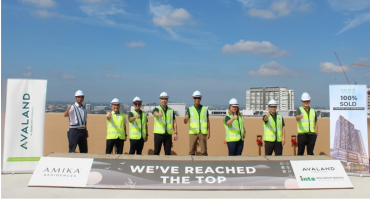 Avaland tops out 100%-sold Amika Residences ahead of construction schedule