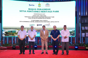 S P Setia launches 100-acre Heritage Park in Kepala Batas
